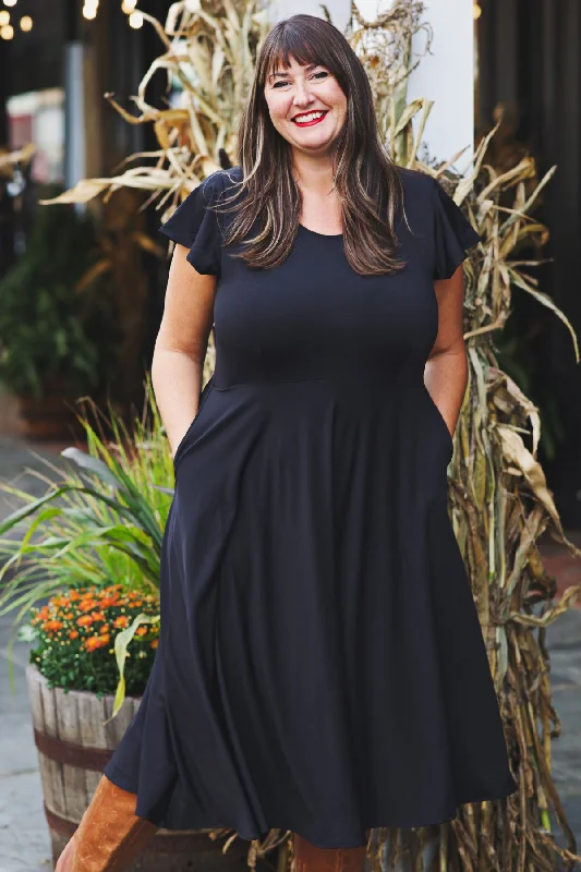 Emily Dress - Solid Black