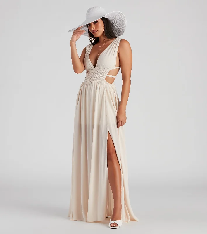 Desert Vacay Sleeveless Maxi Dress