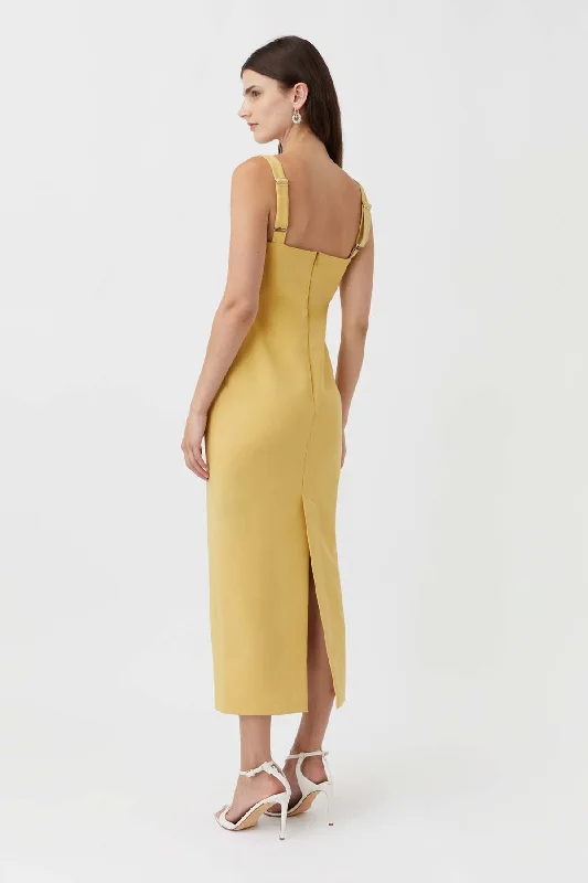 Brixton Dress - Mustard Yellow