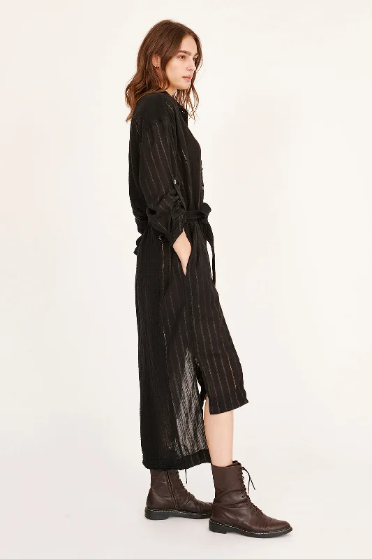 Gauze Black Los Feliz Dress