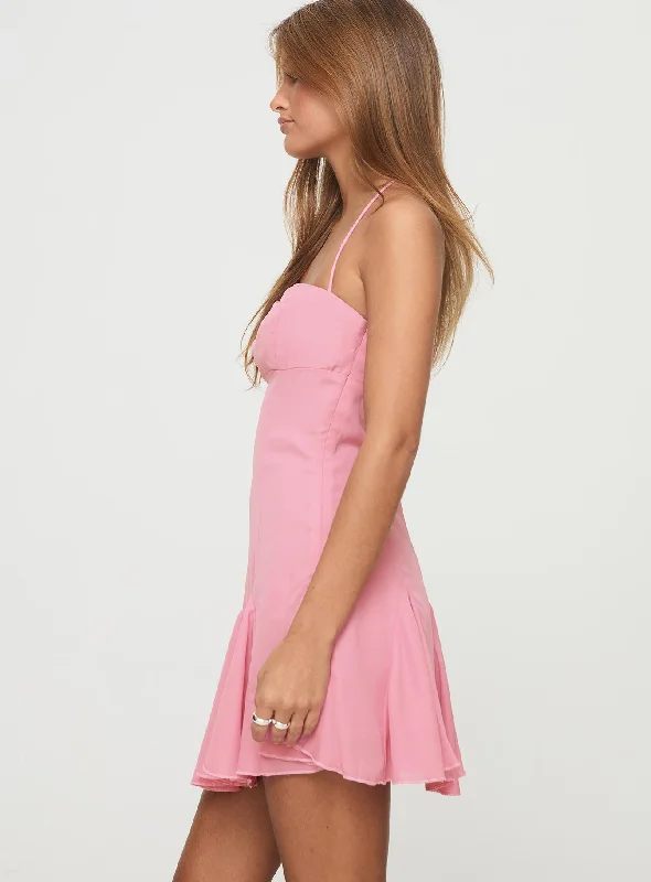 Delamere Mini Dress Pink