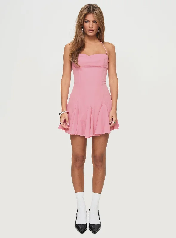 Delamere Mini Dress Pink