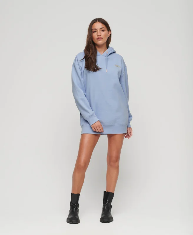 Essential Hoodie Dress | Rich Blue