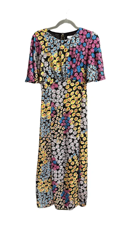 Floral Print Dress Casual Maxi Topshop, Size S