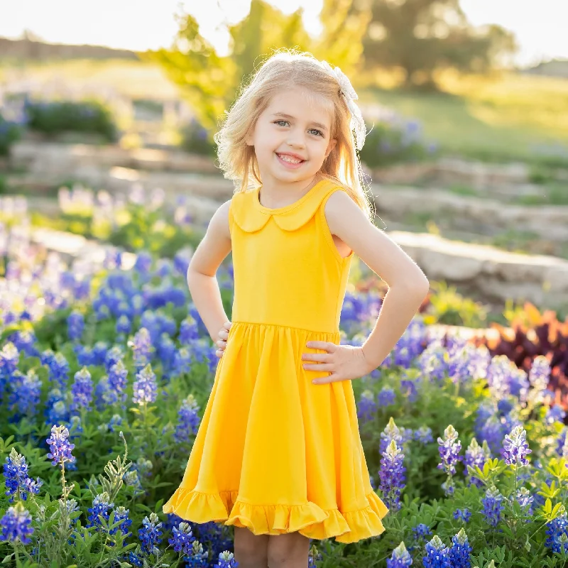 Lemonade Sleeveless Twirl Dress