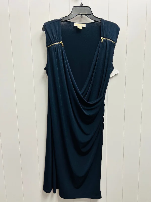 Navy Dress Work Michael By Michael Kors, Size 1x