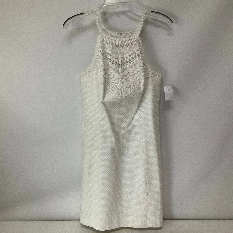 White Dress Casual Short Lilly Pulitzer, Size 4