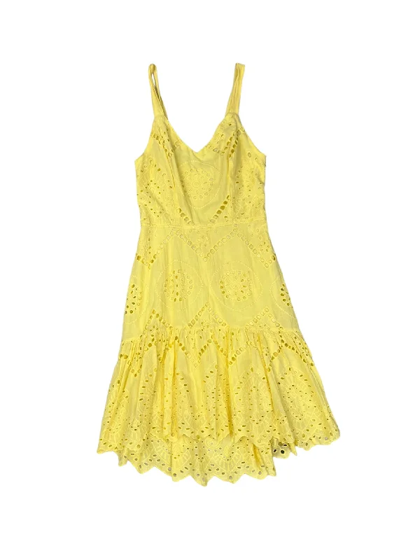 Yellow Dress Casual Short Japna, Size S