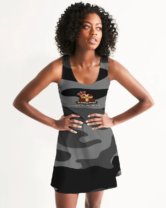 AKH Black Camouflage Women's Racerback Dress