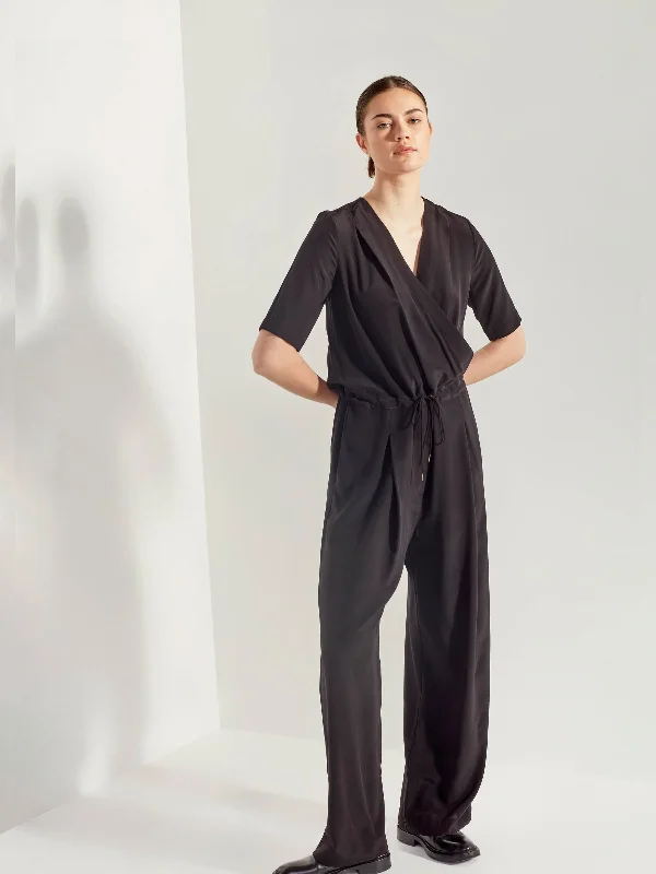 Jade Jumpsuit (Silk CDC) Black