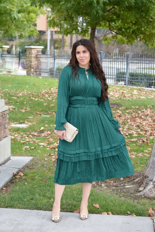 Kennedy Emerald Green Dress