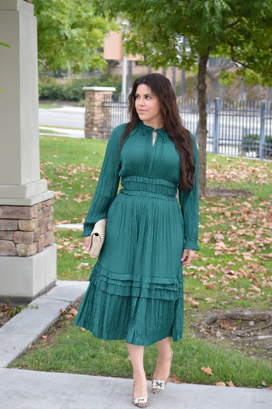 Kennedy Emerald Green Dress