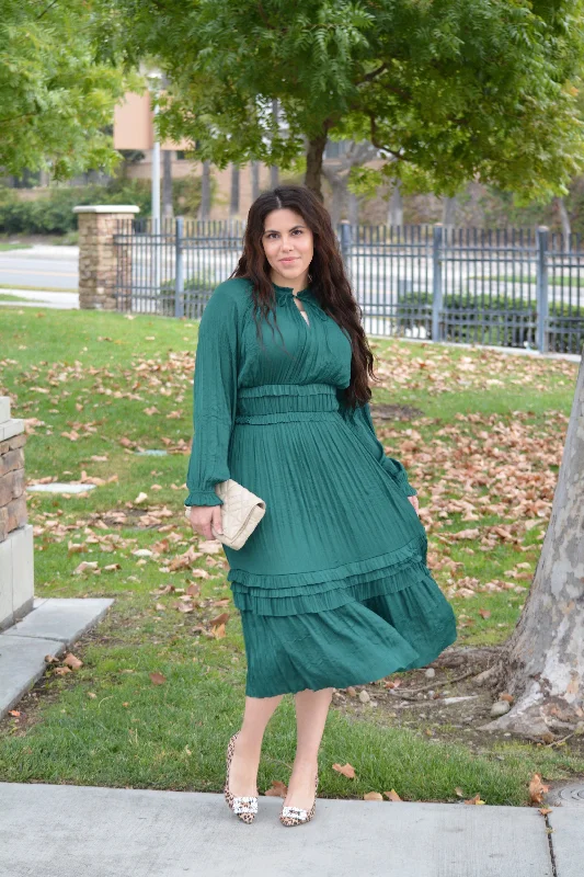 Kennedy Emerald Green Dress