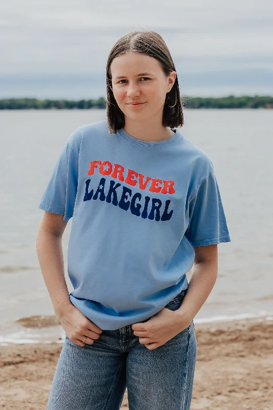 Lakegirl Ringspun Short Sleeve in Cornflower Blue