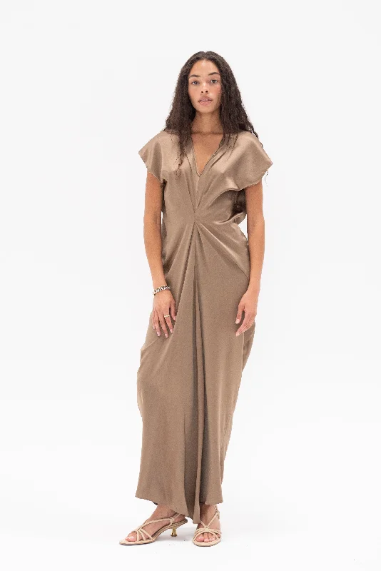 Long Muse Dress, Olive