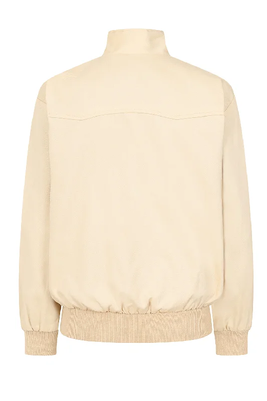 Beige Harrington Jacket (Unisex)