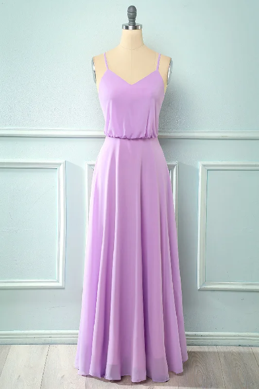 Chiffon Simple Prom Dress