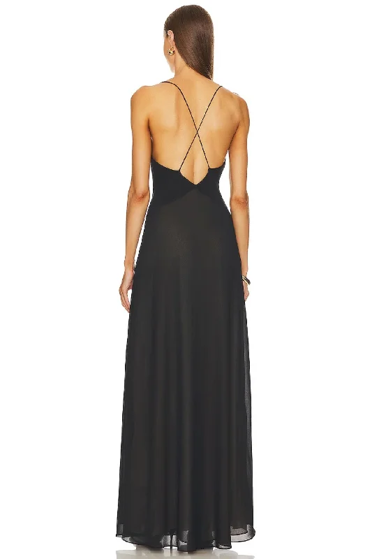 HELSA Slip Dress (Black)