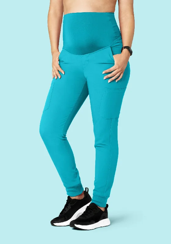 Maternity Joggers Teal