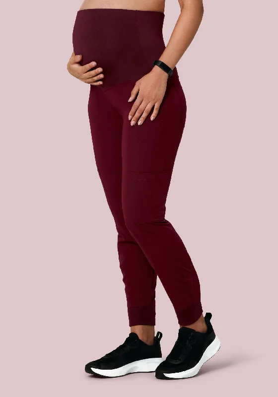 Maternity Joggers Wine